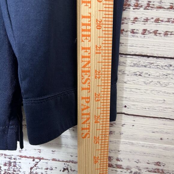 Mizzen+Main Polo Mens Medium Trim Fit Navy Blue L/S Pullover Shirt Performance - Picture 11 of 11